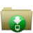 Folder Download Brown Icon